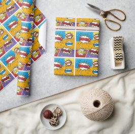 Comic Book Wrapping Paper Cadeaupapier