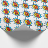 Comic Book Wrapping Paper Cadeaupapier (Hoek)