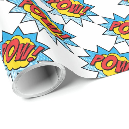 Comic Book Wrapping Paper Cadeaupapier (Rol Hoek)