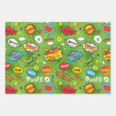 Comic Book Wrapping Paper Set (Voorkant)