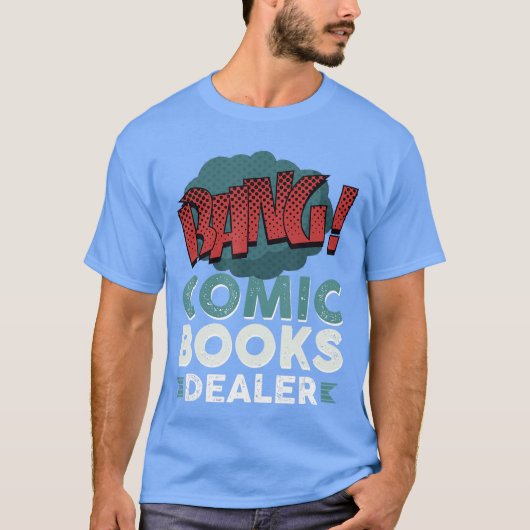 Comic Books Dealer gift T-shirt (Voorkant)