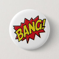 Comic Books Superheld Bang Button