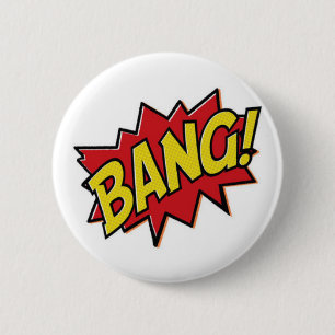 Comic Books Superheld Bang Button