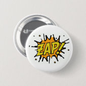 Comic Books Superheld Zap Button (Voorkant /achterkant)
