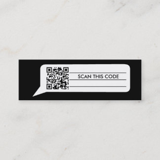 Comic Bubble Mini Visitekaartje