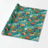 Comic Bubbles Cadeaupapier (Uitgerold)