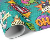 Comic Bubbles Cadeaupapier (Rol Hoek)