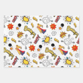 Comic Bubbles Inpakpapier Vel (Voorkant 3)