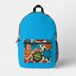 Comic Bubbles Print Cut Sew Tas