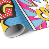 Comic Bubbles set. Expressies Bom, Cool, Pow, Oop Cadeaupapier (Rol Hoek)