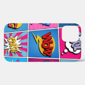 Comic Bubbles set. Expressies Bom, Cool, Pow, Oop Case-Mate iPhone Case (Achterkant (horizontaal))