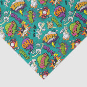 Comic Bubbles Tissuepapier (Detail)