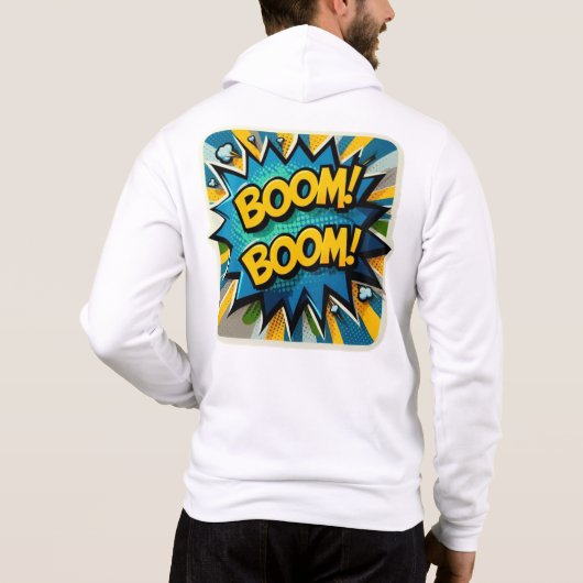 Comic Burst Energy Hoodie (Achterkant)
