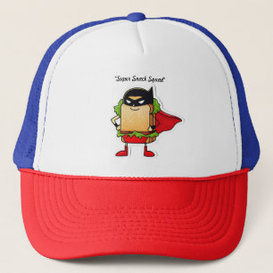 "Comic Caped Sandwich" Trucker Pet