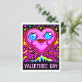 Comic Card #2534 Valentijnsdag Kunstprint (Staand voorkant)
