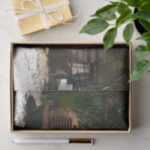 Comic Cartoon Rusty oude vrachtwagen buiten Austra Tissuepapier (Geschenk)