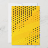 Comic Clouds-uitnodiging Kaart (Achterkant)