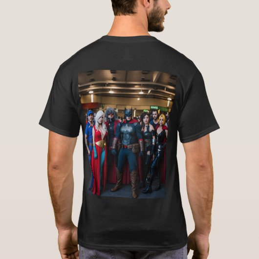 Comic Con Collectief T-Shirt Ontwerp (Achterkant)