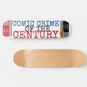 COMIC CRIME OF DE EEUW 8 1/2" Skateboarddek Persoonlijk Skateboard (Horizontaal)