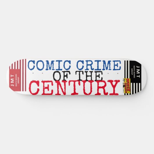 COMIC CRIME OF THE CENTURY 8 1/2" Skateboard Deck (Horizontaal)