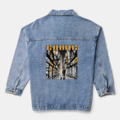 Comic Denim Jacket (Achterkant)