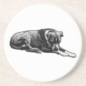 Comic-Dot Paws Coasters Zandsteen Onderzetter (Voorkant)