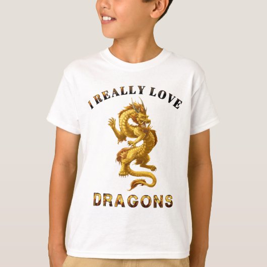 Comic Dragon Lover Apparel. T-shirt (Voorkant)