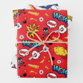 Comic Drawing patroon Inpakpapier Vel (In situ)