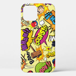Comic Elements Kleurrijke Patroon Case-Mate iPhone Case