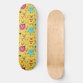 Comic Emoji Persoonlijk Skateboard
