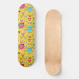 Comic Emoji Persoonlijk Skateboard