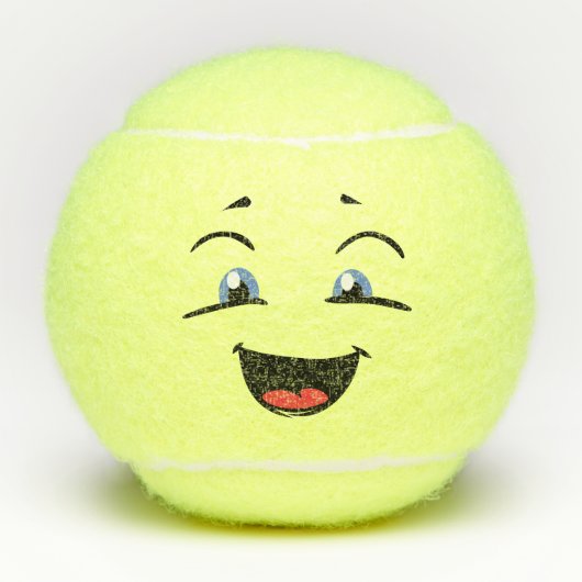 Comic Emoji Tennisballen (Voorkant)