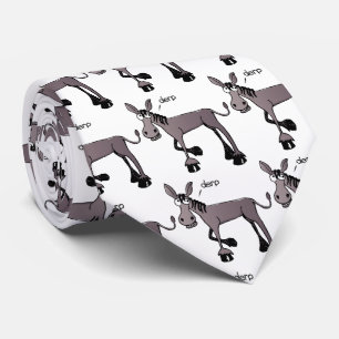 Comic ezel mozaïek met witte achtergrond stropdas