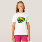 Comic Font Zap T-shirt (Voorkant volledig)