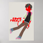Comic Frenzy Devil Boy Poster (Voorkant)