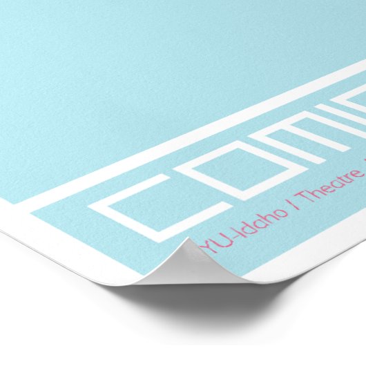 Comic Frenzy Lion Poster (Hoek)