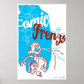 Comic Frenzy Robot Poster (Voorkant)