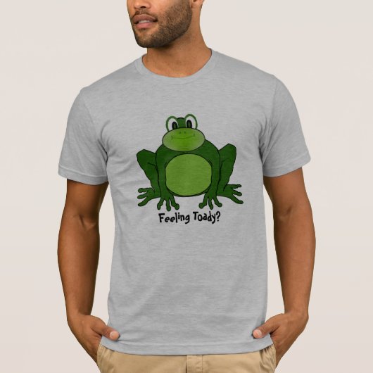 Comic Frog t-shirt - Voeling Toady? (Voorkant)