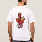 comic funny cartoon t-shirt (Achterkant)