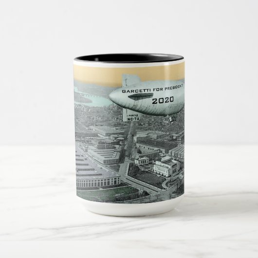 Comic GARCETTI FOR PRESIDENT BLIMP OVER WASHINGTON Mok (Midden)