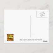 COMIC GOLDEN BUBBLES BRIEFKAART (Achterkant)