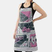 Comic Halloween: leuke illustratie Schort (Insitu)