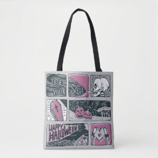 Comic Halloween: leuke illustratie Tote Bag