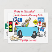 Comic heeft uw Briefkaart voor het testen van het  (Voorkant / Achterkant)