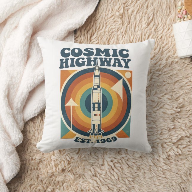 Comic Highway – Leuke Pop Art voor stripfans Kussen (Deken)