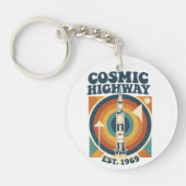 Comic Highway – Leuke Pop Art voor Stripfans Sleutelhanger (Voorkant)