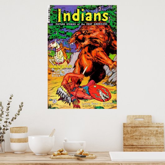  Comic Hoesje Poster (Keuken)