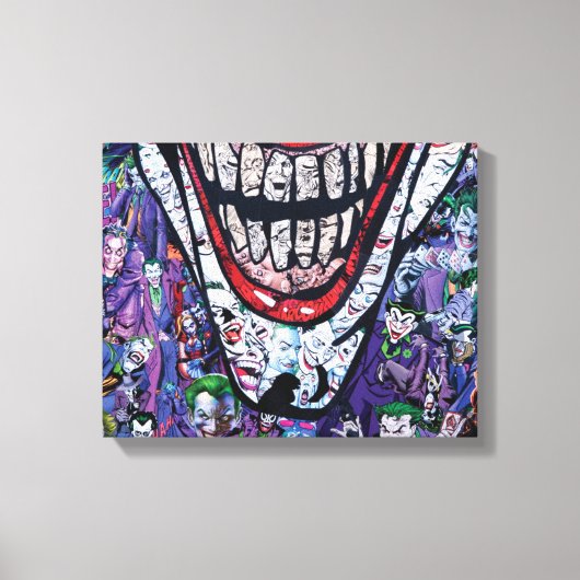Comic joker Premium Wrapped Canvas (gloss) Afdruk (Voorkant)