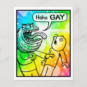 Comic Kaart #1104 Gay Art afdrukken