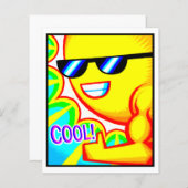 Comic Kaart #1404 Art Print (Voorkant / Achterkant)